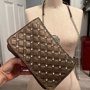 CROSS BODY EMBELLISHED RHINESTONE BAG